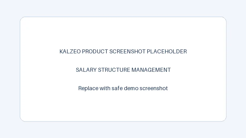 Kalzeo payroll calendar assignments showing company site department and employee assignment options